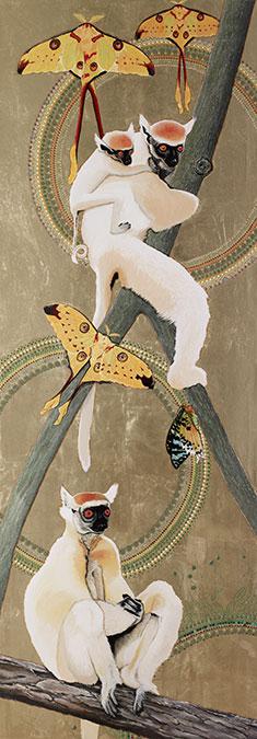 maurizio-boscheri-the-golden-lemurs-oil-on-canvas-60x180-2010-thumb