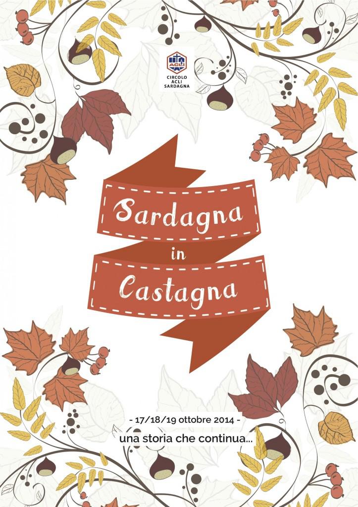 FLYER FONTE E RETRO A5 - SARDAGNA IN CASTAGNA 2014