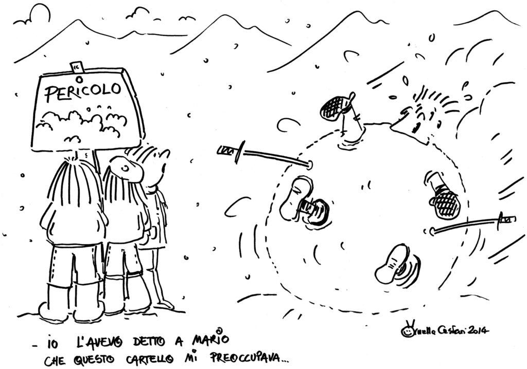 valanghe di neve