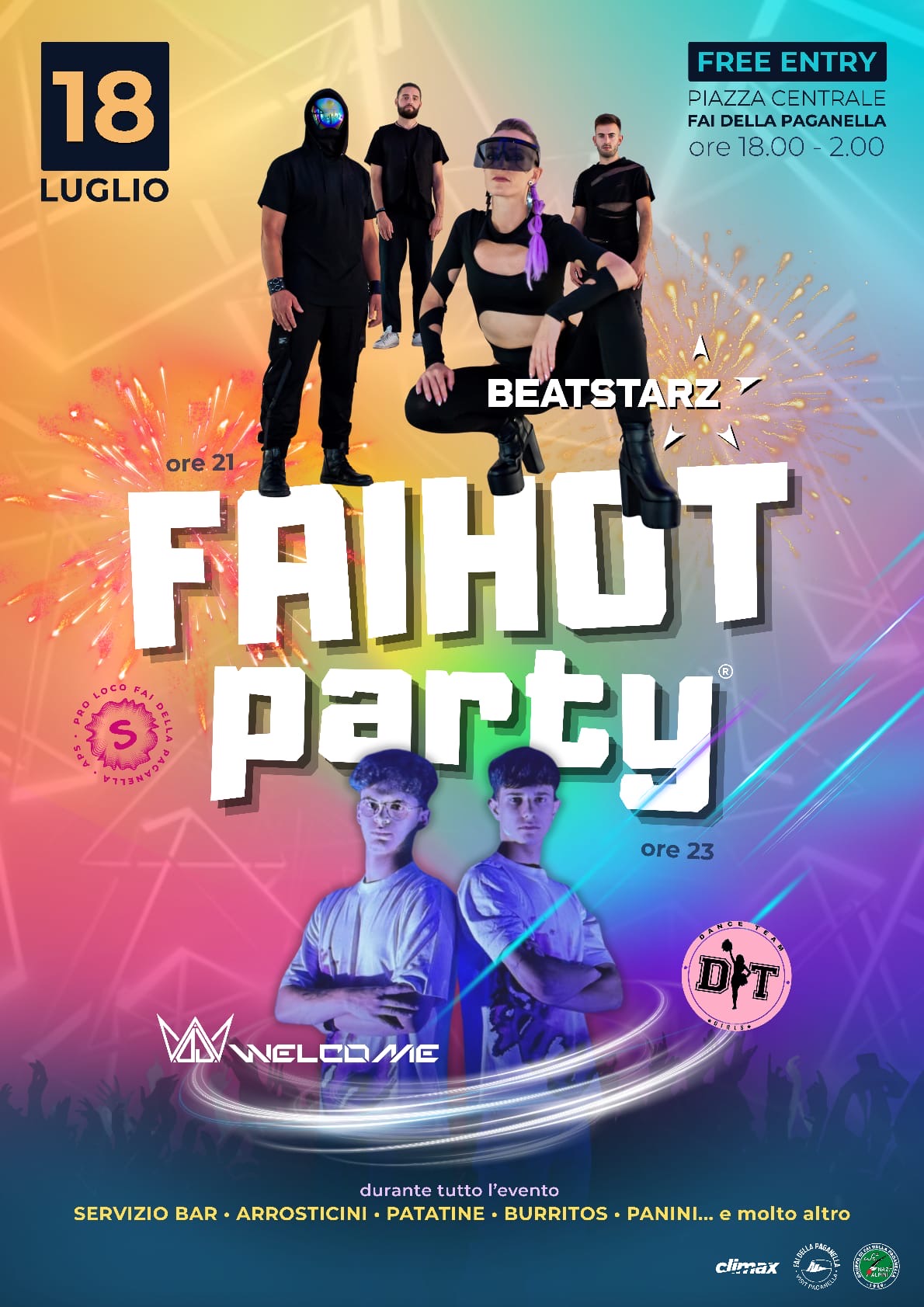 2026 FAIHOT PARTY. Organizzato da Pro Loco Fai