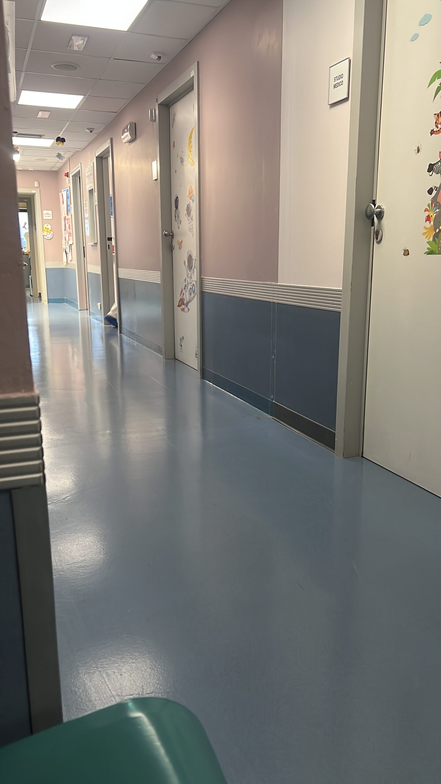 IL TEMPO IN OSPEDALE NON PASSA MAI