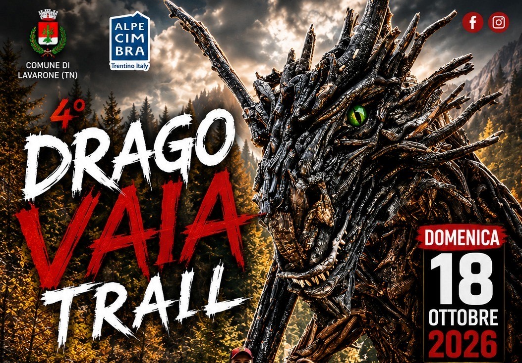 Locandina ufficiale Drago Vaia Trail 2026