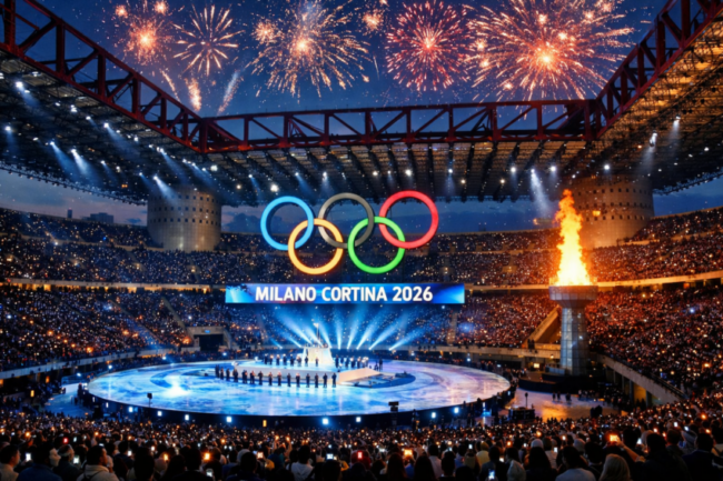 WINTER OLYMPICS OPENING CEREMONY  – february 6  –