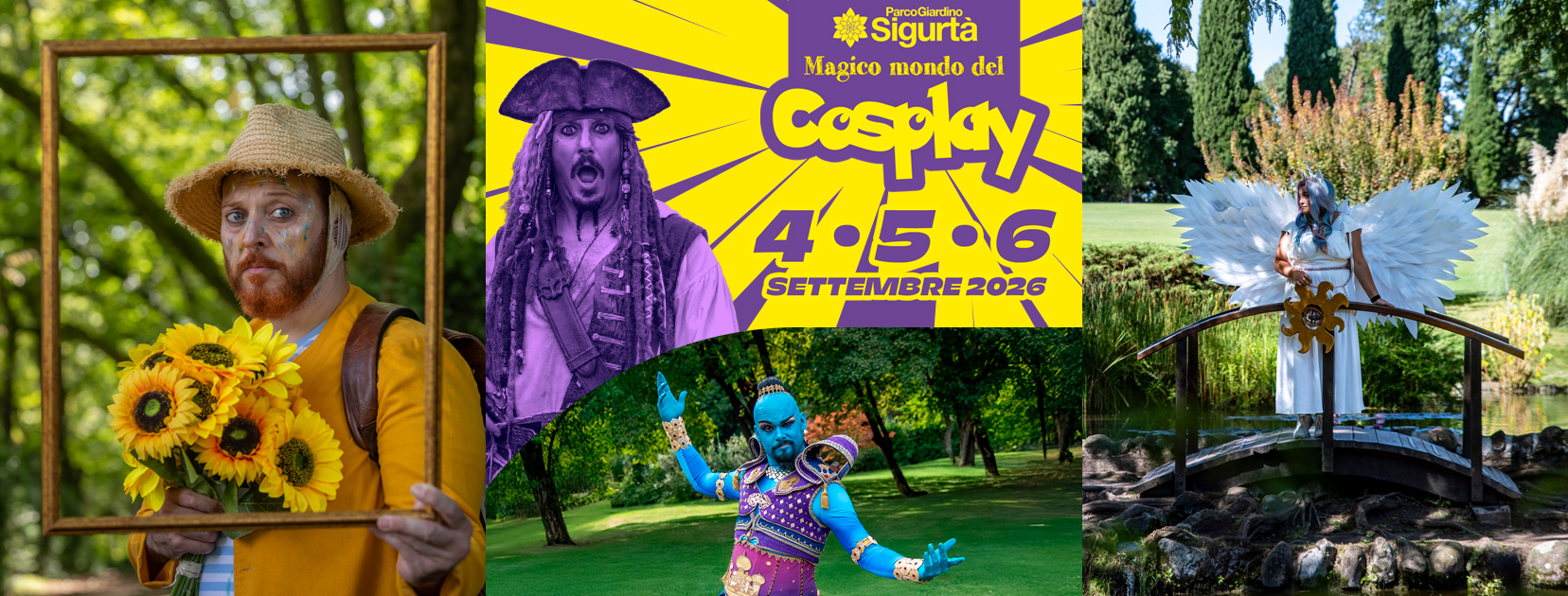 Protetto: Magico Mondo del Cosplay 2026 al Parco Sigurtà: programma, ospiti e biglietti