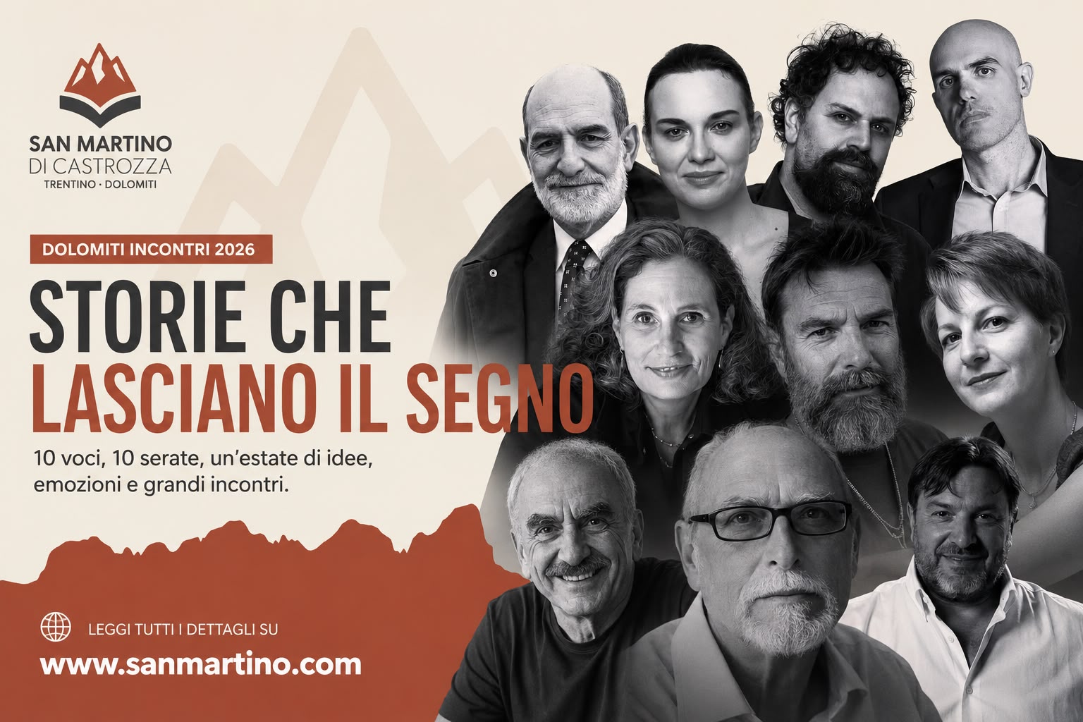 DolomitIncontri 2026: programma completo, ospiti, date e guida alla 40ª edizione