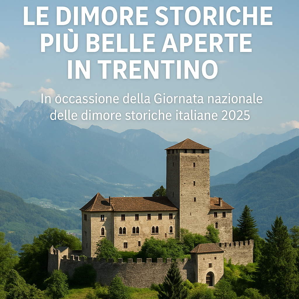 ECCO LE 4 DIMORE STORICHE DEL TRENTINO CHE PUOI VISITARE GRATIS IL 25 MAGGIO!