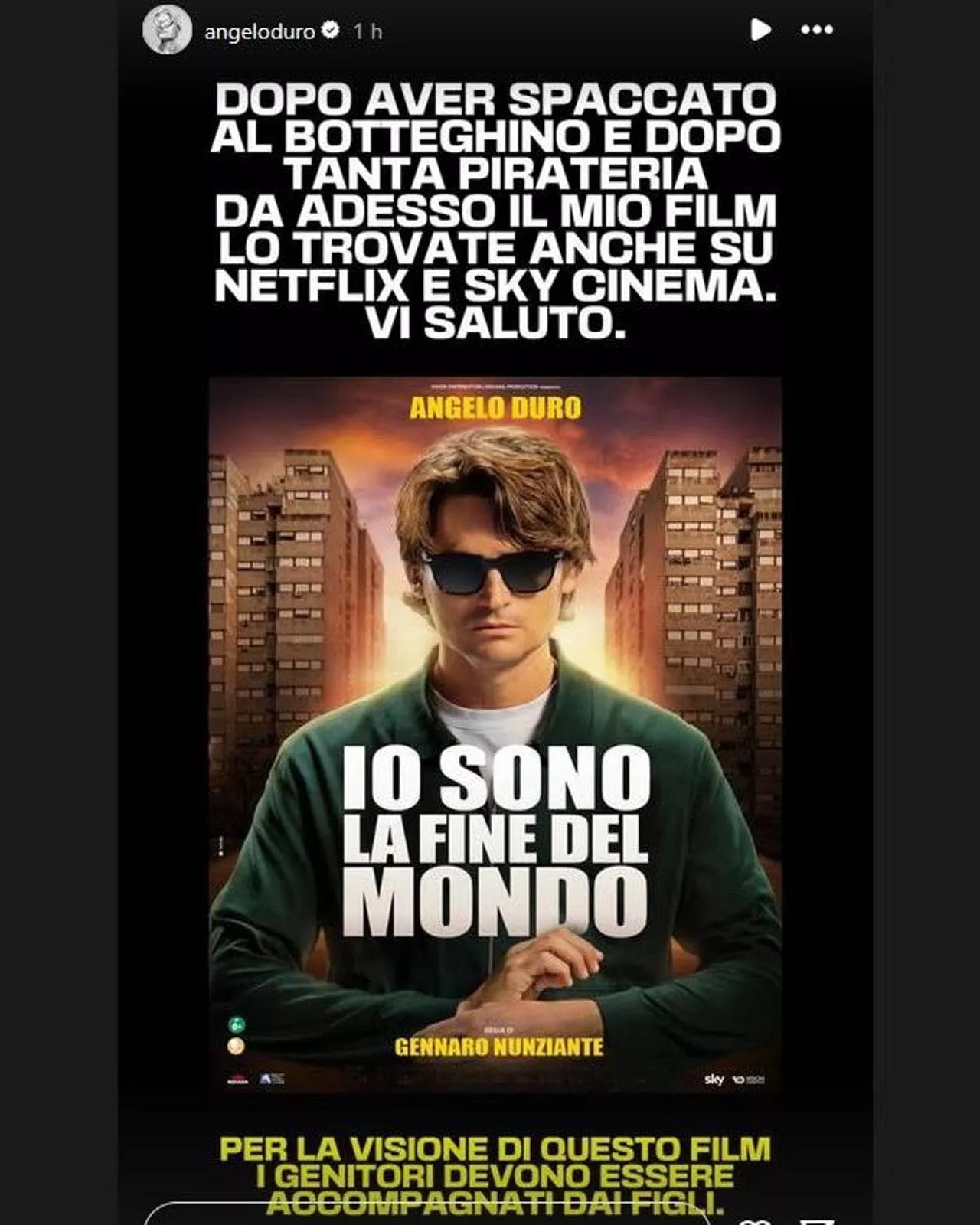 IO SONO LA FINE DEL MONDO – ANGELO DURO SI AFFOSSA DA SOLO!