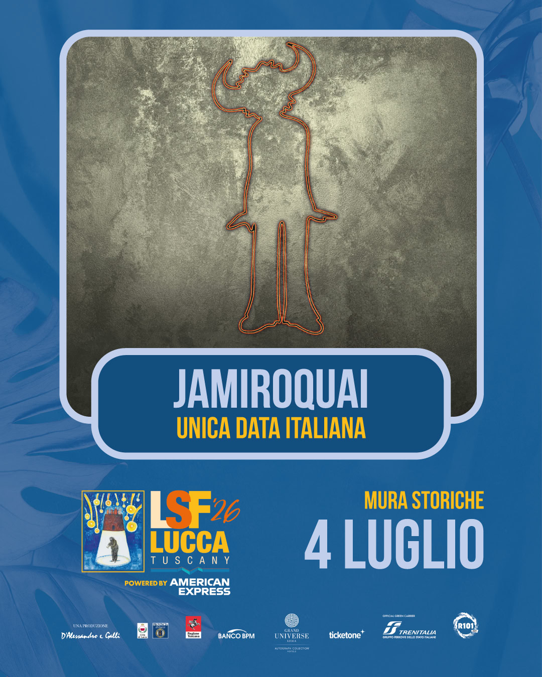 JAMIROQUAI A LUCCA 2026: IL FUTURE FUNK DENTRO LE MURA