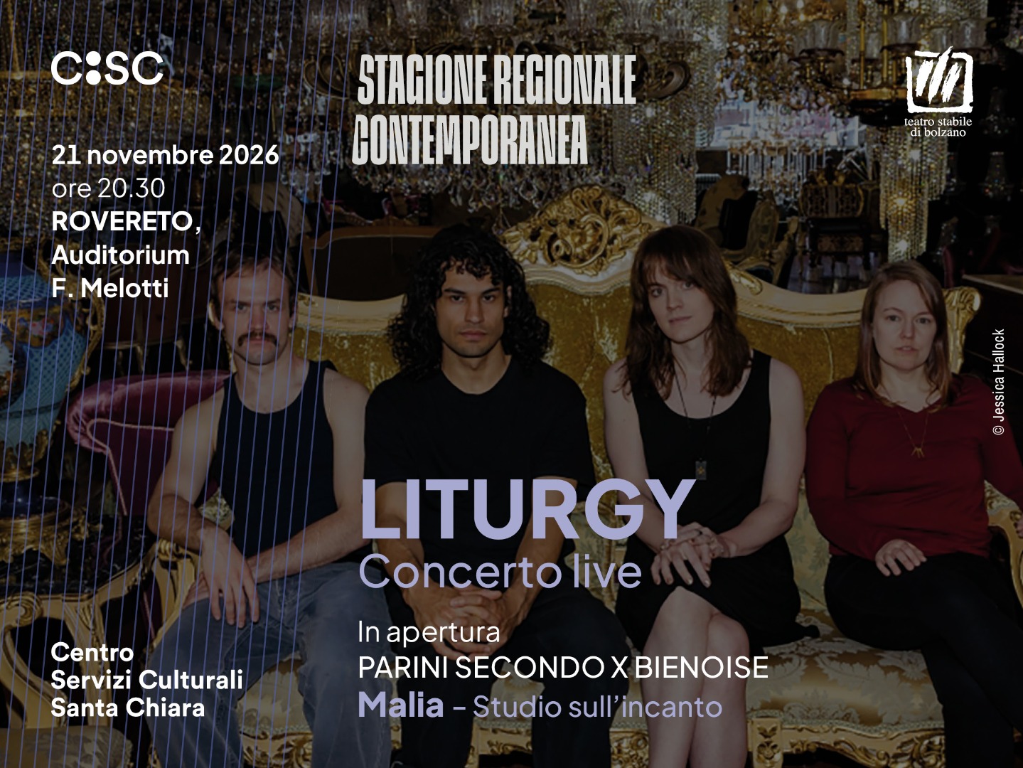 Liturgy a Rovereto: il black metal trascendentale entra nell’Auditorium Melotti