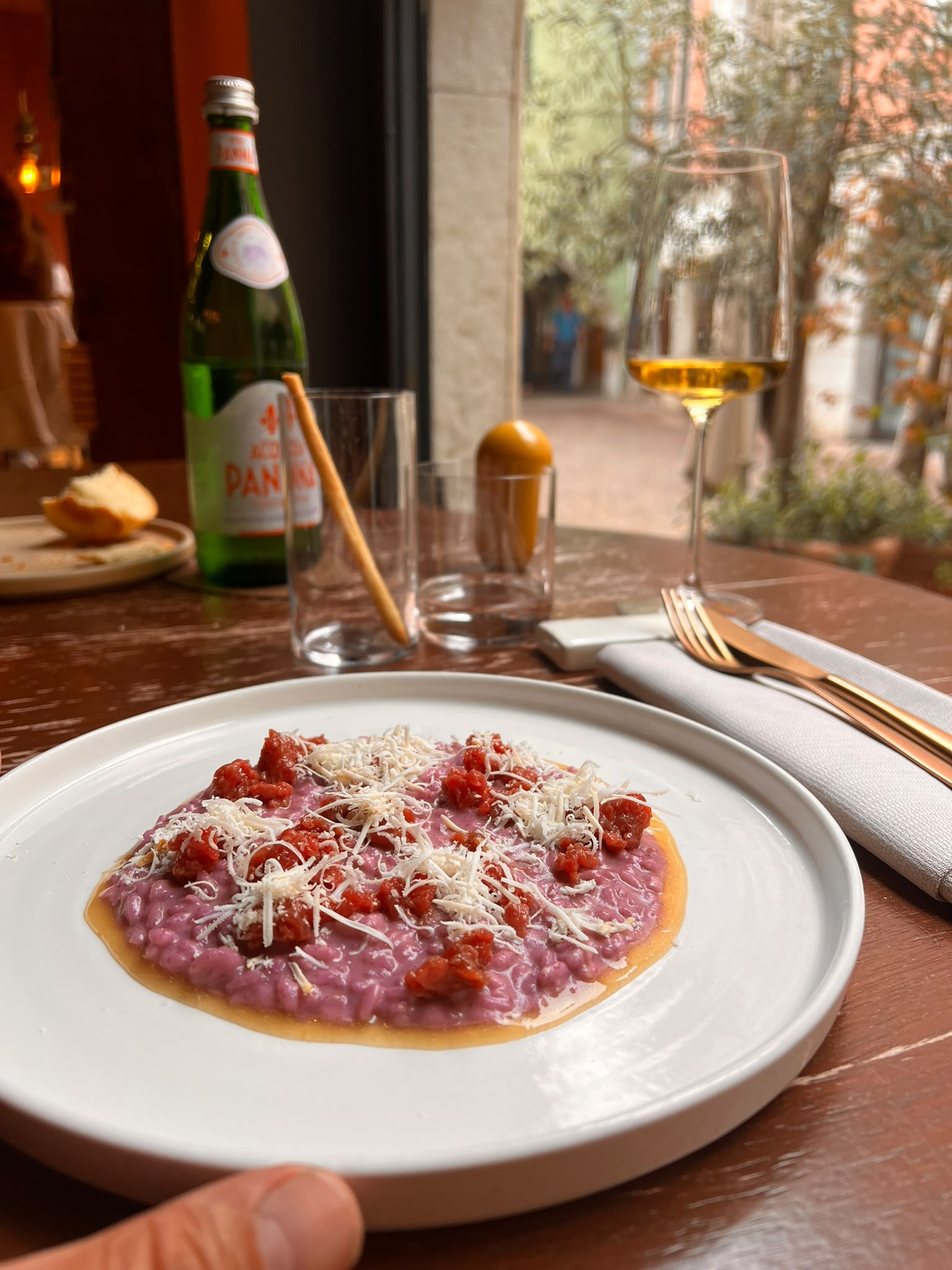 Risotto Carnaroli al cappuccio viola da La Maison de Filip a Trento