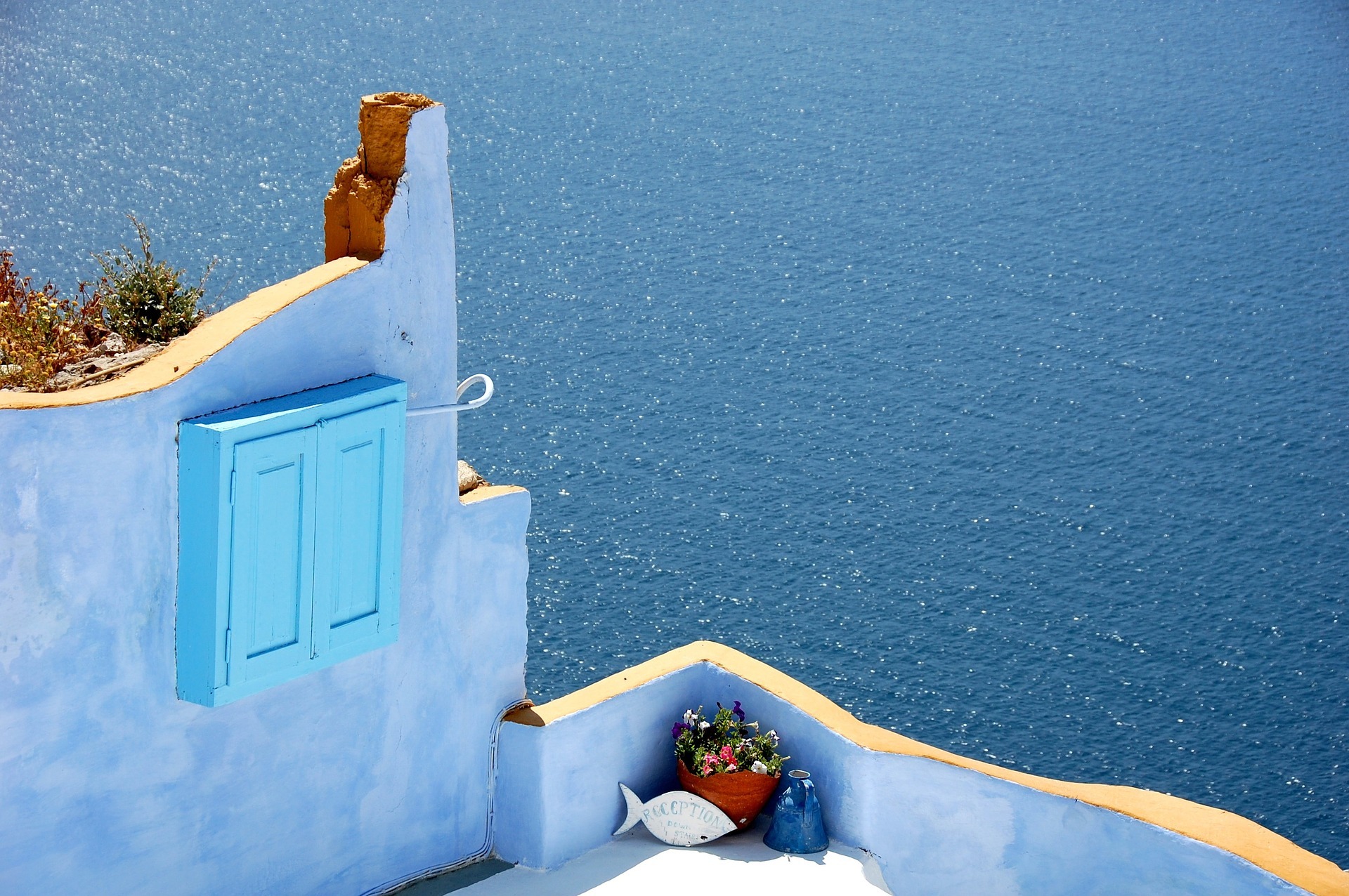 I quattro speroni di Santorini: Oia