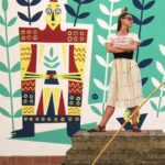 murale realizzato alla Masseria Sant'Agapito in Puglia